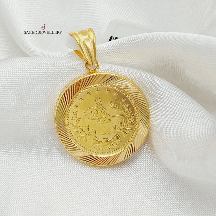 Rashadi Pendant Made Of 21K Yellow Gold by Saeed Jewelry-27930