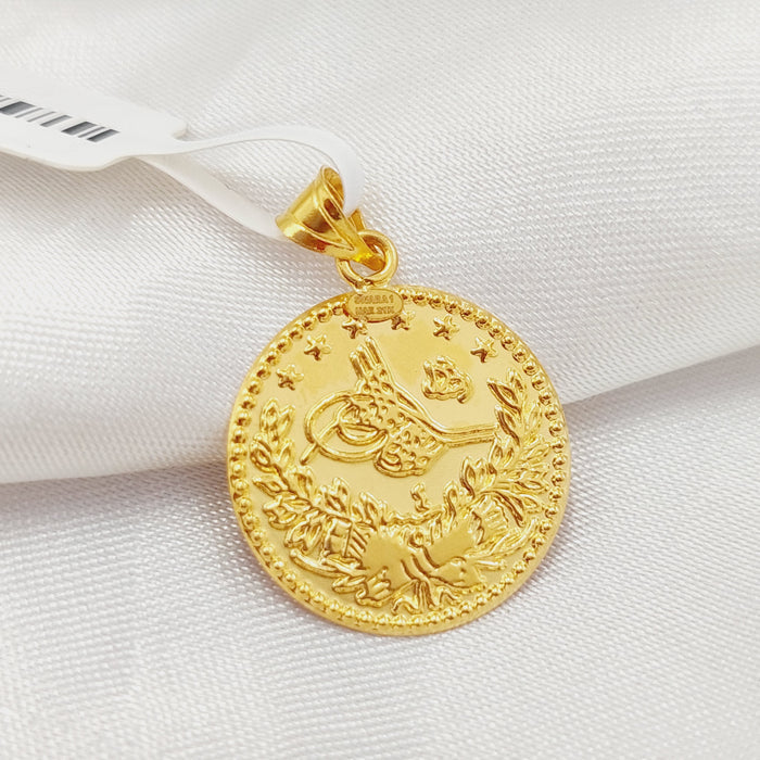 Rashadi Pendant Made Of 21K Yellow Gold by Saeed Jewelry-28106
