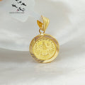Rashadi Pendant Made Of 21K Yellow Gold by Saeed Jewelry-27931