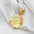 21K Rashadi Pendant Made of 21K Yellow Gold by Saeed Jewelry-27108