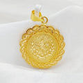 21K Rashadi Pendant Made of 21K Yellow Gold by Saeed Jewelry-25993