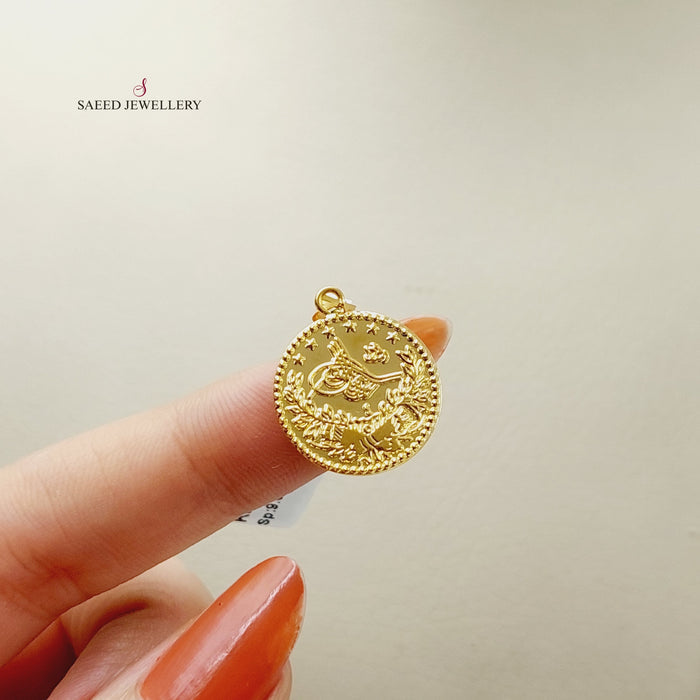 Rashadi Pendant  Made Of 21K Yellow Gold by Saeed Jewelry-29768