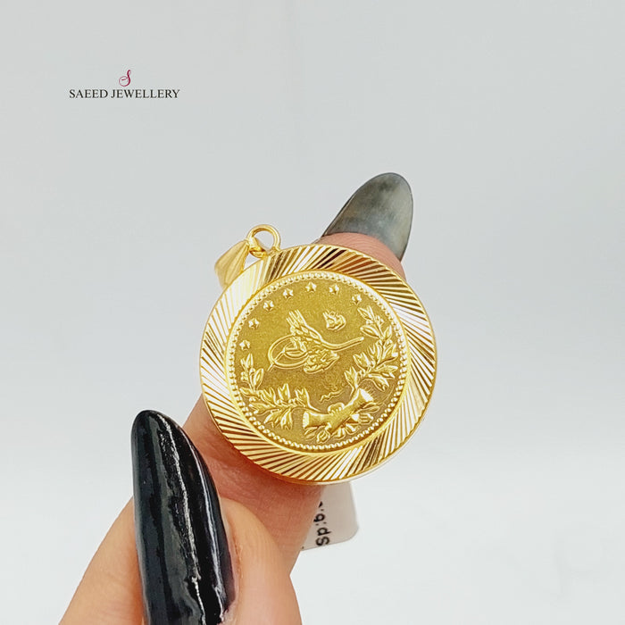 Rashadi Pendant Made Of 21K Yellow Gold by Saeed Jewelry-27930