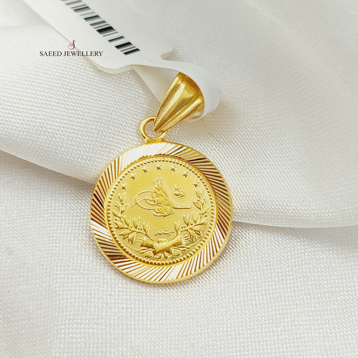 Rashadi Pendant Made Of 21K Yellow Gold by Saeed Jewelry-27931
