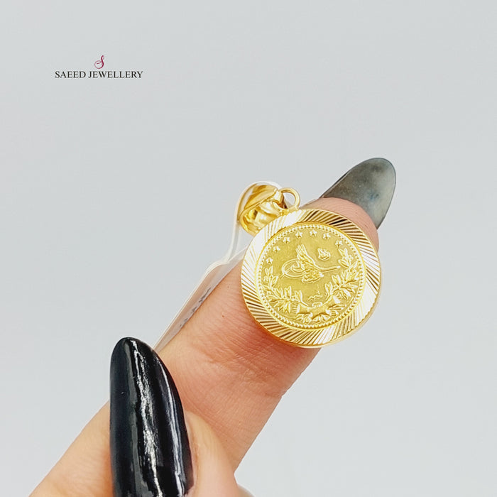 Rashadi Pendant Made Of 21K Yellow Gold by Saeed Jewelry-27931