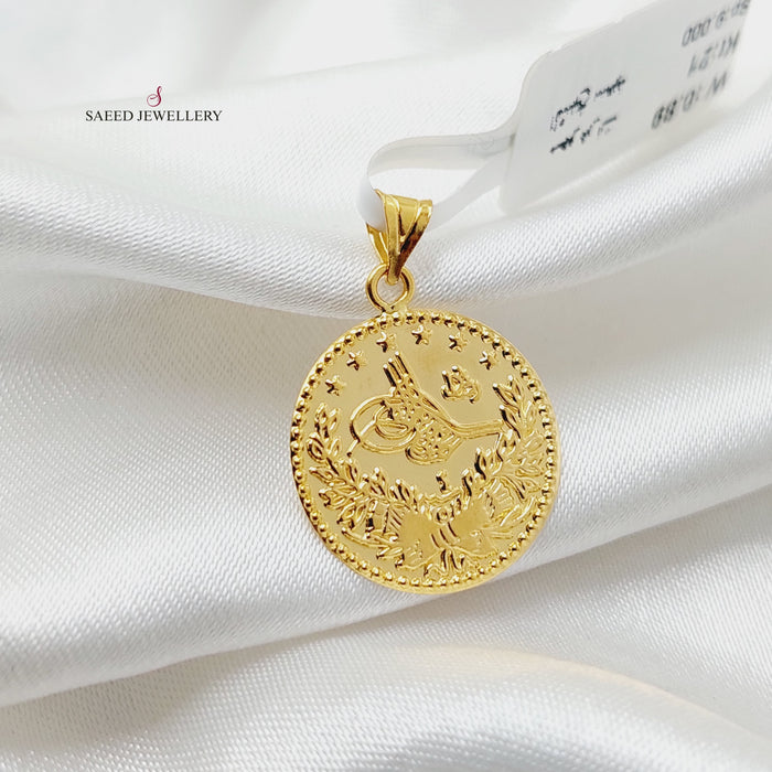 Rashadi Pendant  Made Of 21K Yellow Gold by Saeed Jewelry-29766