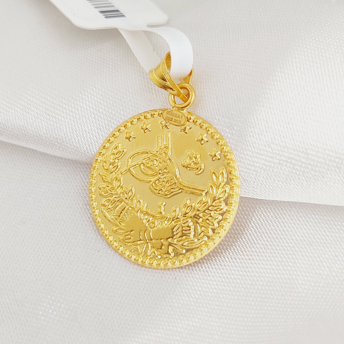 Rashadi Pendant Made Of 21K Yellow Gold by Saeed Jewelry-28106