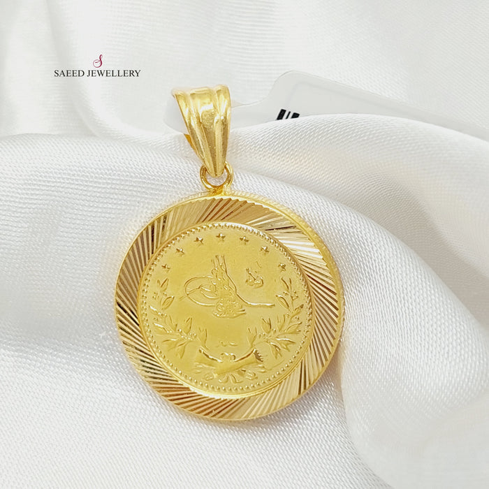 Rashadi Pendant Made Of 21K Yellow Gold by Saeed Jewelry-27930