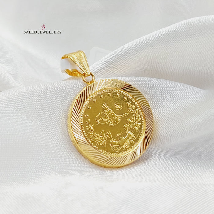 Rashadi Pendant Made Of 21K Yellow Gold by Saeed Jewelry-27930