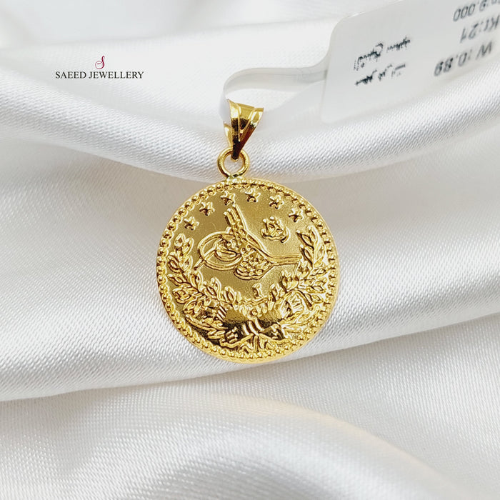 Rashadi Pendant  Made Of 21K Yellow Gold by Saeed Jewelry-29765