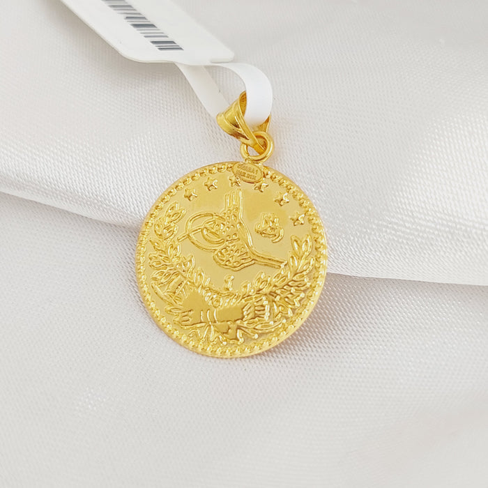 Rashadi Pendant Made Of 21K Yellow Gold by Saeed Jewelry-28106