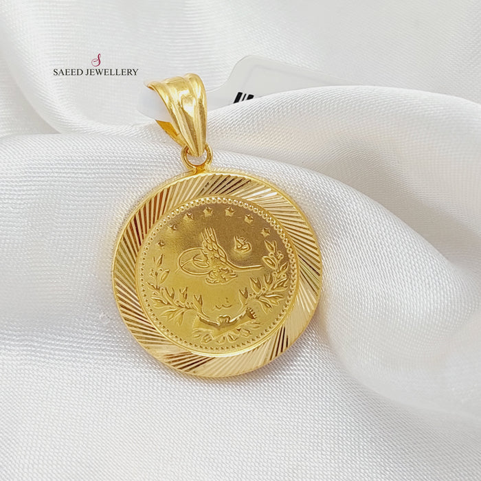 Rashadi Pendant Made Of 21K Yellow Gold by Saeed Jewelry-27930