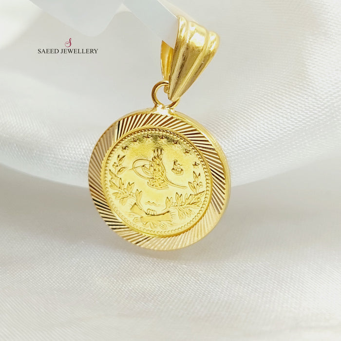 Rashadi Pendant Made Of 21K Yellow Gold by Saeed Jewelry-27931