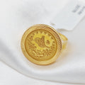 21K Rashadi Ring Made of 21K Yellow Gold by Saeed Jewelry-25776