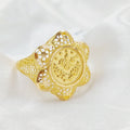 Rashadi Ring Made Of 21K Yellow Gold by Saeed Jewelry-28419