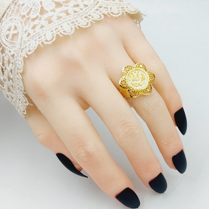 Rashadi Ring Made Of 21K Yellow Gold by Saeed Jewelry-28419