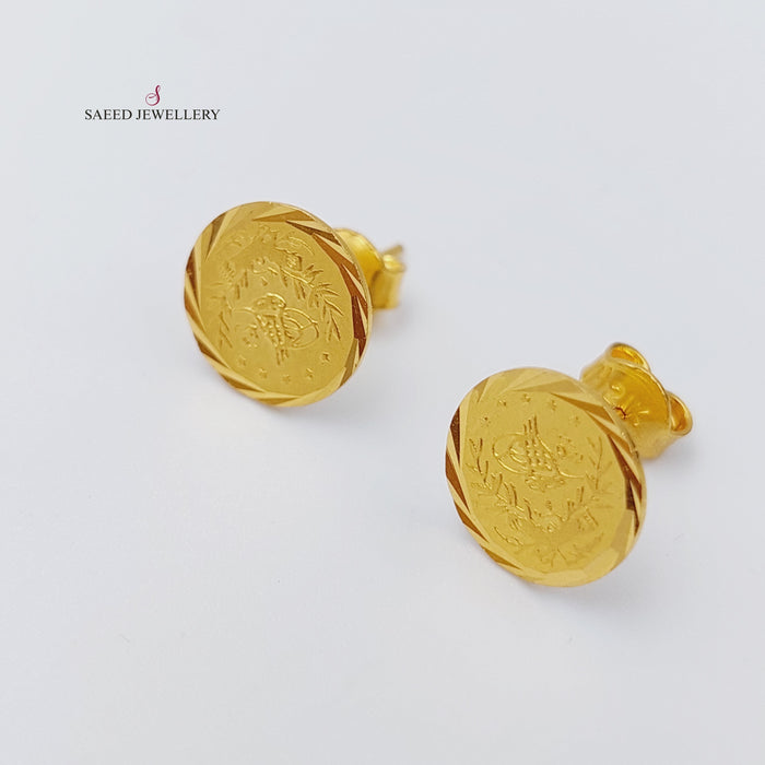 by Saeed Jewelry-حلق-برغي-بيبي-رشادي