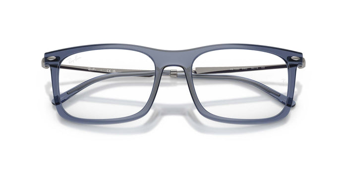 Ray-Ban RB7260 Transparent Blue #colour_transparent-blue