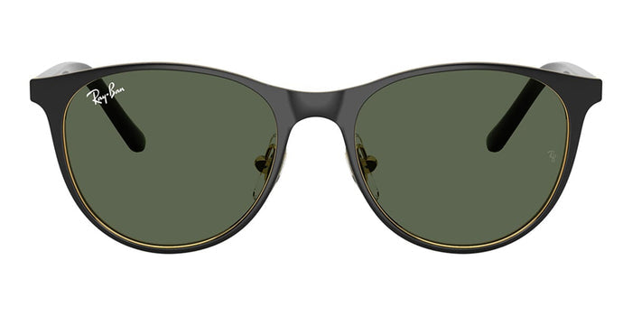 Ray-Ban RJ9552S #colour_black on gold/dark green