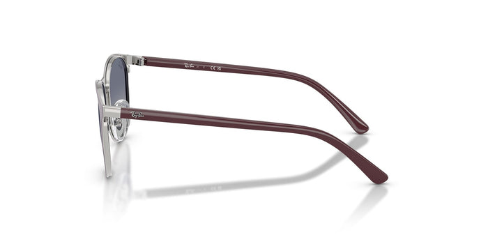 Ray-Ban RJ9552S #colour_matte violet on silver/grey blue gradient