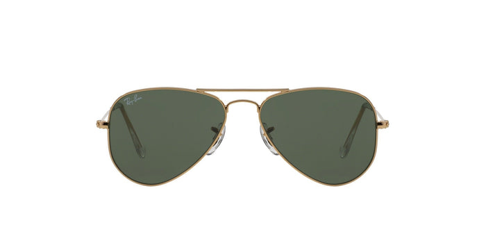 Ray-Ban Small Aviator RB3044 Gunmetal-Green #colour_gold-green