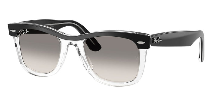 Ray-Ban Wayfarer RB2240 #colour_black on crystal/grey to clear gradient