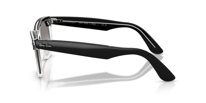 Ray-Ban Wayfarer RB2240 #colour_black on crystal/grey to clear gradient
