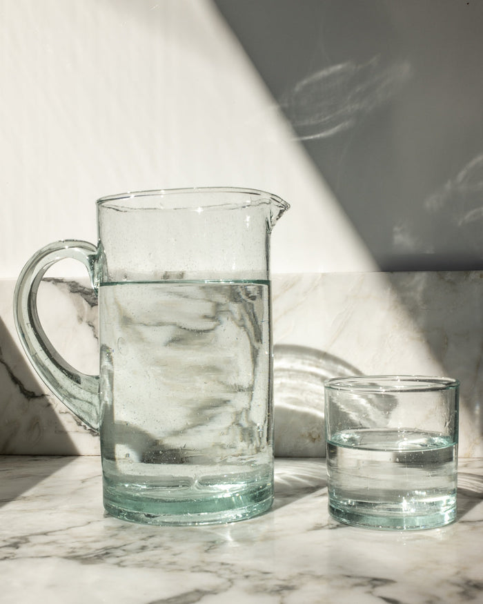 Recycled Glass Pitcher