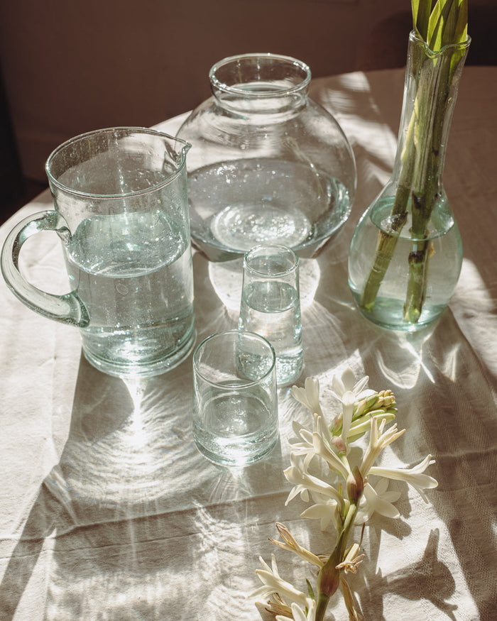 Recycled Glass Pitcher