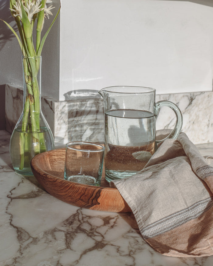 Recycled Glass Pitcher