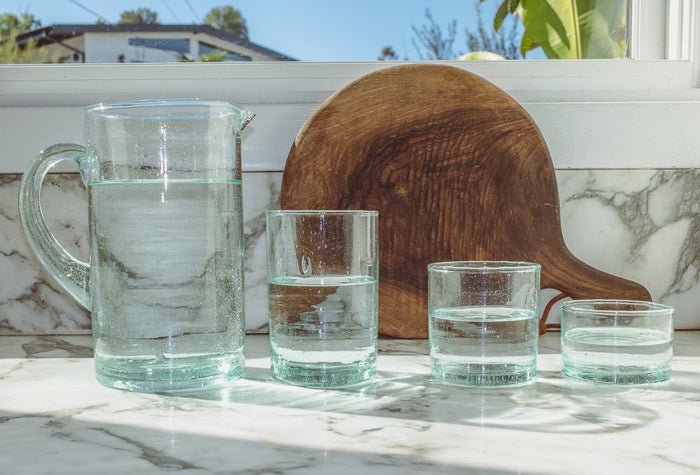 Recycled Glass Pitcher