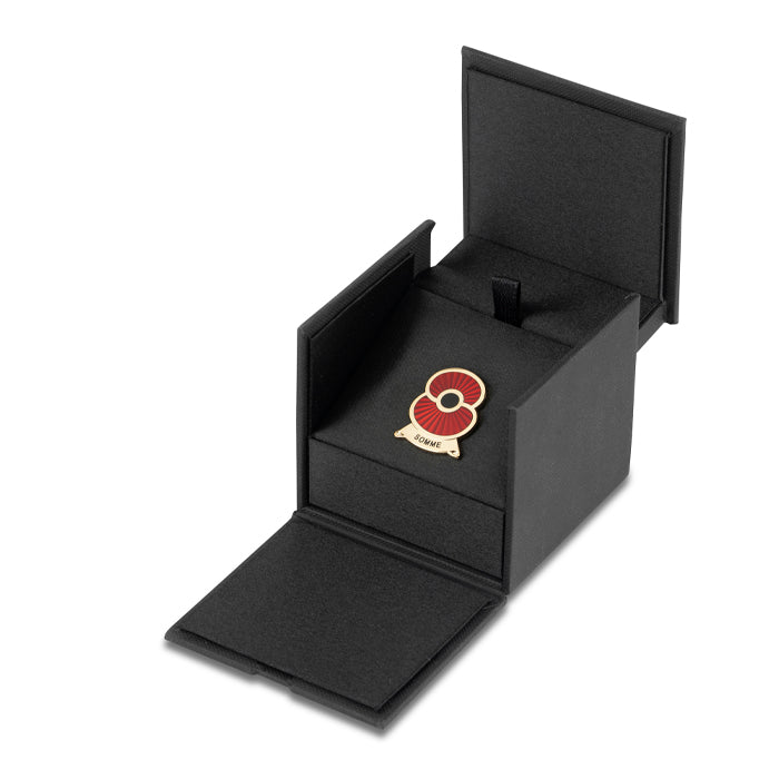Remembering Somme Poppy Lapel Pin