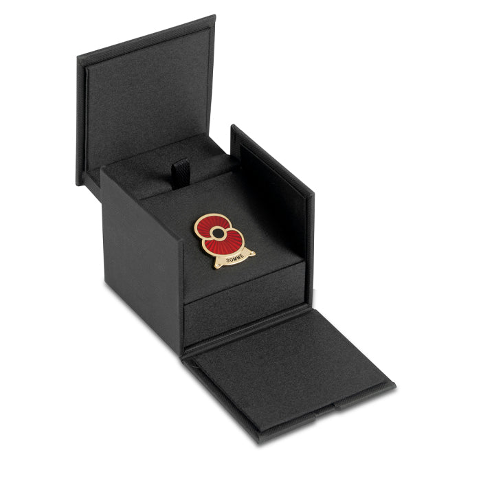Remembering Somme Poppy Lapel Pin