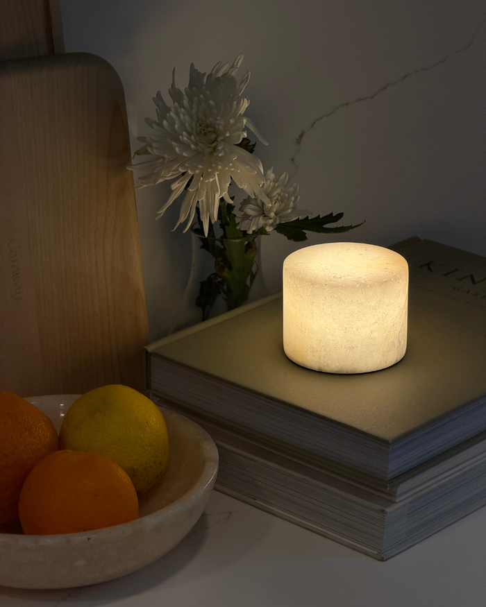 Rhea Portable Alabaster Lamp