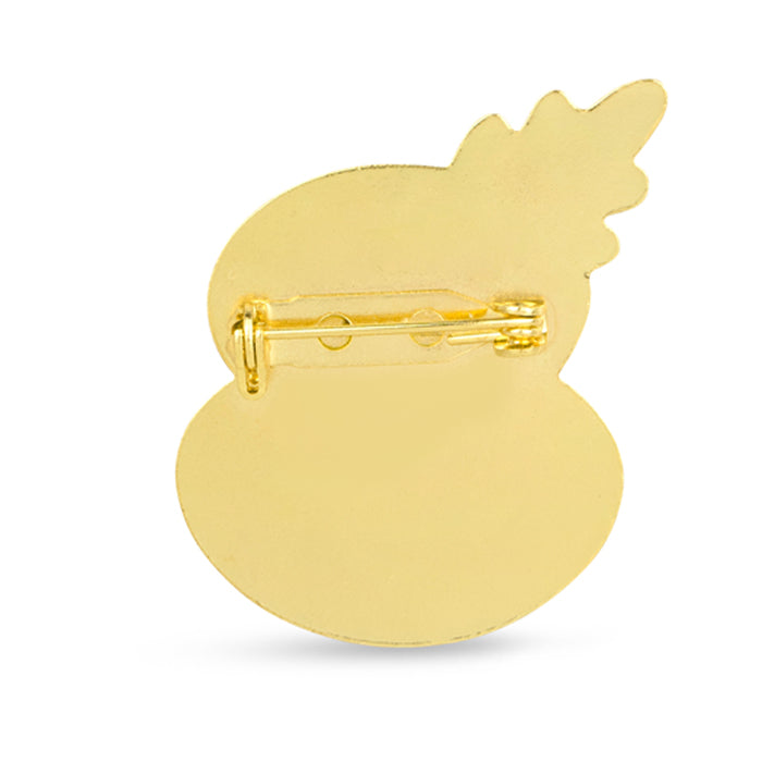 Ridged Poppy Badge