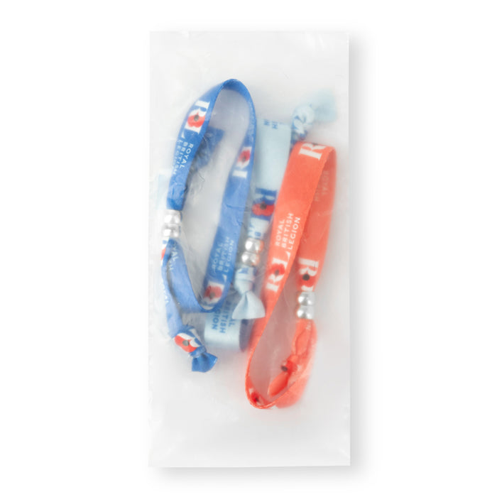 Royal British Legion Large Festival Bands - Pack of 3