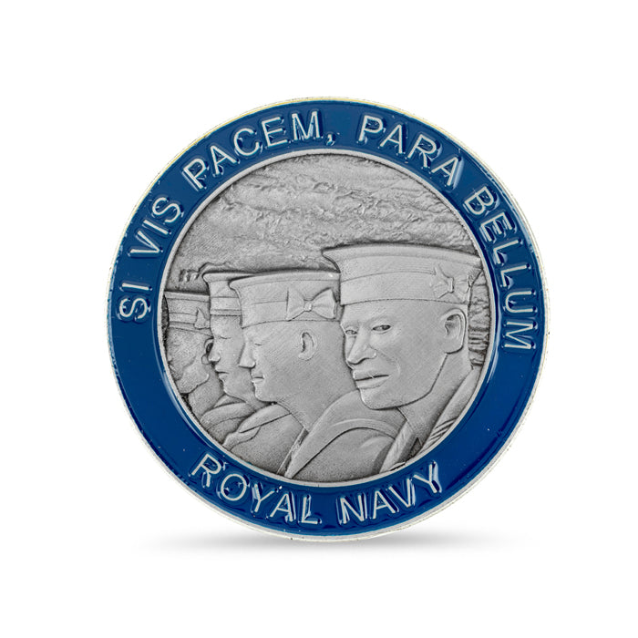 Royal British Legion Royal Navy Challenge Coin