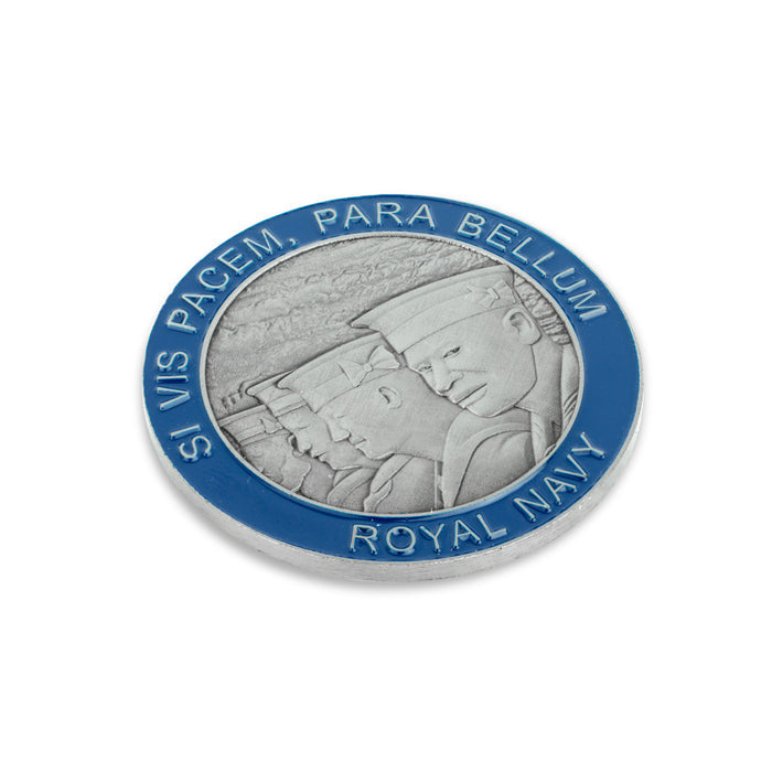 Royal British Legion Royal Navy Challenge Coin