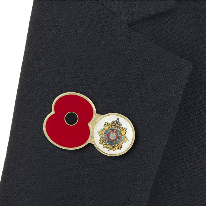 Royal Logistic Corp Service Poppy Pin