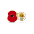Royal Regt Of Fusiliers Service Poppy Pin
