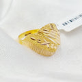 Sanded Ring Made Of 21K Yellow Gold by Saeed Jewelry-28352
