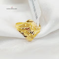 Sanded Ring  Made Of 21K Yellow Gold by Saeed Jewelry-29302