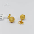 18K حلق برغي رشة السكر-مجوهرات الشيخ سعيد-Saeed Jewelry