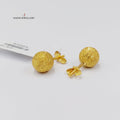 18K حلق برغي رشة السكر-مجوهرات الشيخ سعيد-Saeed Jewelry