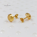 18K Screw Earrings Made of 18K Yellow Gold by Saeed Jewelry-24469