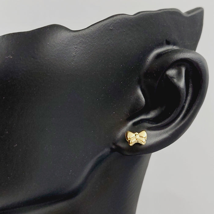 18K Screw Earrings Made of 18K Yellow Gold by Saeed Jewelry-27281