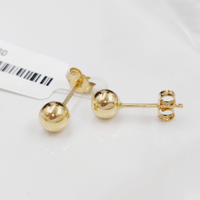 18K Screw Earrings Made of 18K Yellow Gold by Saeed Jewelry-27280