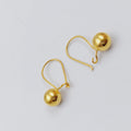 21K Shankal Earrings Made of 21K Yellow Gold by Saeed Jewelry-25594
