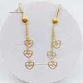18K Gold Sherihan Earrings by Saeed Jewelry - Image 1
