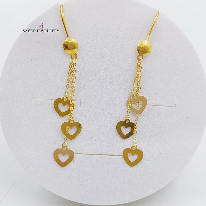 18K Gold Sherihan Earrings by Saeed Jewelry - Image 1